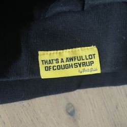 awful lotta cough syrup hoodie 