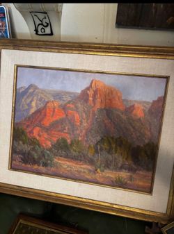A wonderful oil painting landscape by ML Coleman
