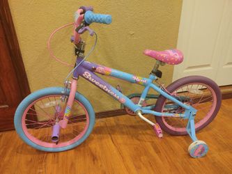 Little girls 18 inch bike.