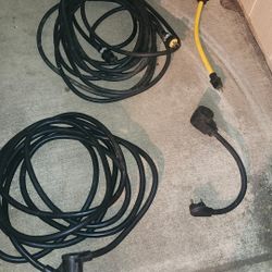 RV Electric Cords & Coupler drain hose