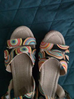 Brand new colorful hippie shoes