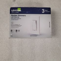 Leviton 3-Pack Rocker Dimmer Switches