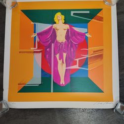 Authentic Signed And Numbered Bob Pardo, Crucifixion Serigraph 