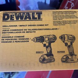 DeWalt 20V MAX Atomic Cordless Brushless 2 Tool Compact Drill and Impact Driver Kit