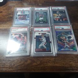 PSA GRADED FOOTBALL - QB LOT