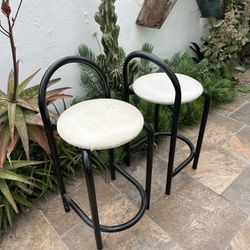 Pair Of Post Modern Stools 