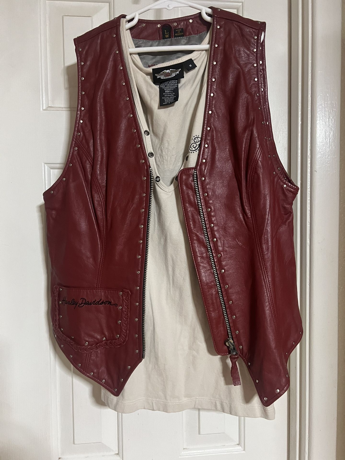 Harley Davidson Tank And Vest Womens M And L