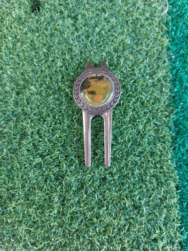 Rare Vintage Turtle Shell Divot & Ball Marker.