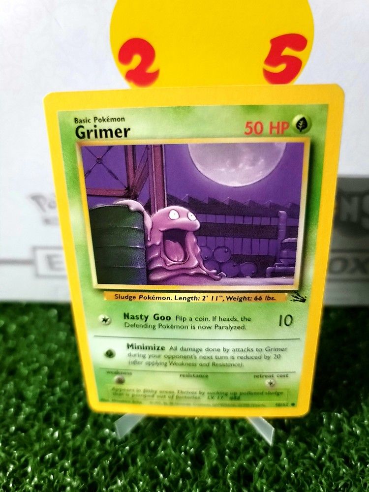 Grimer 1995,96,98,99 Original Base Pokemon Jungle Set for Sale in Long  Beach, CA - OfferUp