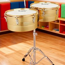 Brand New 13" & 14" Timbales Set 
