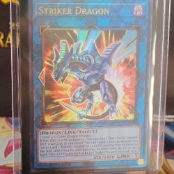 YUGIOH Striker Dragon Prismatic Ultimate Rare RA01-EN046 1st Edition Mint 