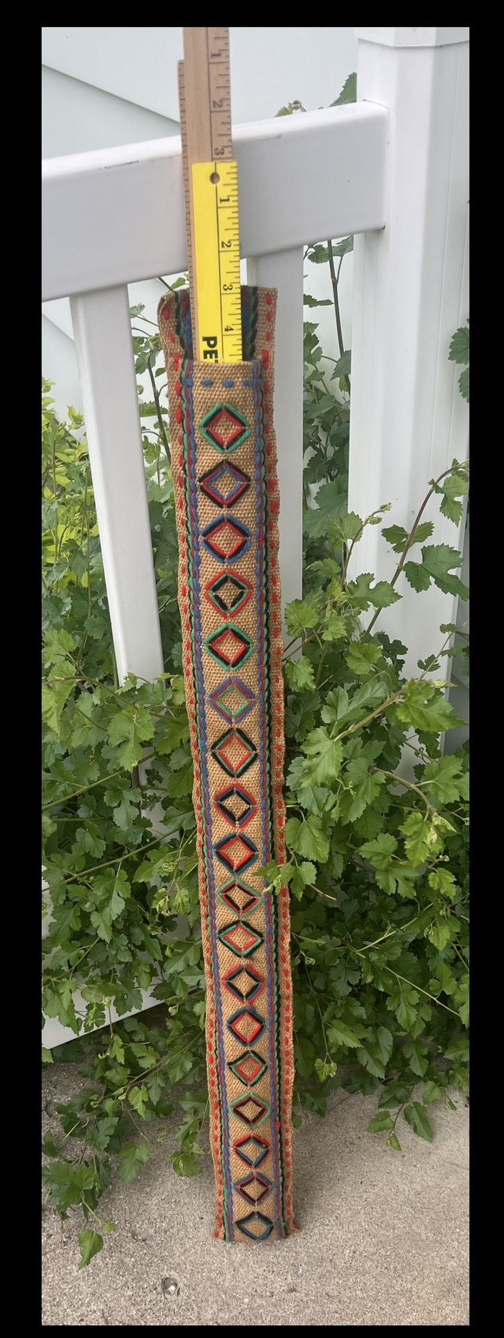 Handmade Yardstick Holder