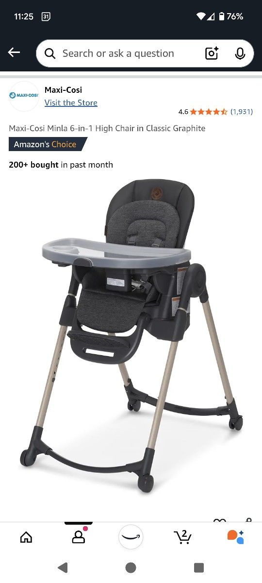 High Chair + Car Seat Travel + Gate Check Bag + Pack And Play