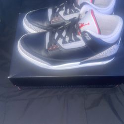 Jordan 3 black cement OG (2024) size 8.5M