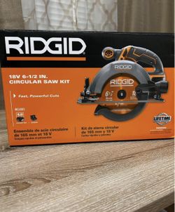 Ridgid Circular Saw Kit