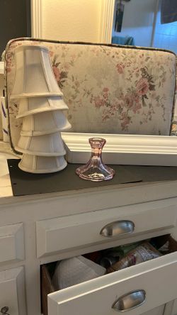 Small Lamp Shades, Shelf, Candle Holder