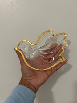 Gold Bird Silhouette Storage