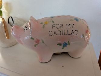 Vintage Cadillac piggy bank
