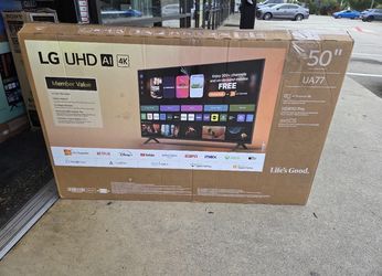 50ua77 50” Lg smart 4k led Uhd tv