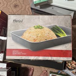 Parini Ceramic Rectangular Serving Dish