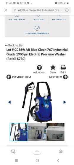 Commercial electric pressure washer