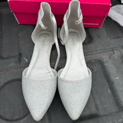 Dream Pairs Women's Ballet Flats Pointed Toe Ankle Strap Ballerina Flat Shoes 10