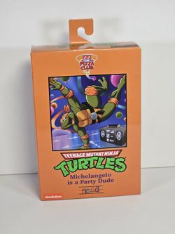 NECA Teenage Mutant Ninja Turtles PIZZA CLUB MICHELANGELO Target Exclusive NIB TMNT