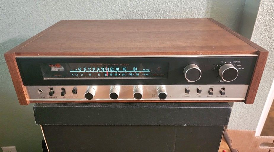 Vintage Mikado Model 2425 Solid State Stereo Multiplex Receiver Made in Japan