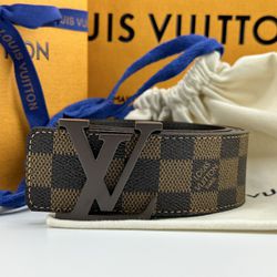 LV Louis Vuitton Even Damier Belt 
