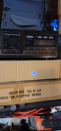 Old skool sony receiver with equalizer sounds good