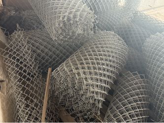 Chain link fence