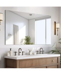Frameless Mirror 30x48 Inches