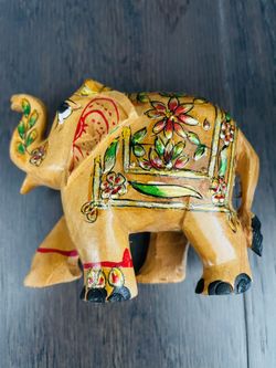 Antique Wooden Elephant
