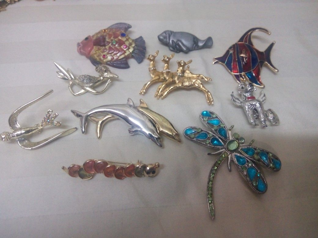 Animal Brooches