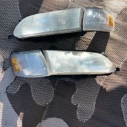 Used”93-97 Toyota Corolla Headlight Lens Corner Lamps Set $10 Each Piece 