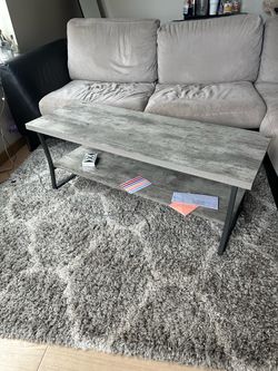 Coffee Table Slate Gray Frame