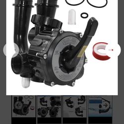 Backwash Valve Coupling Compatible with Hayward Pro-Series Vari-Flo,Black