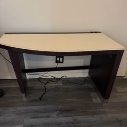 Marble top desk /plug in