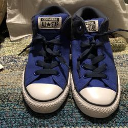 Kids Blue All Star Converse Sz 4