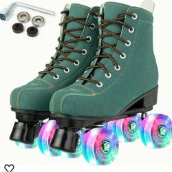 Roller Skates With Light Up Wheels. Size 6 USA 36 Euro 