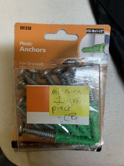 Plastic anchors