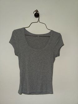 amazon short sleeve grey top
