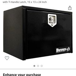 New! Buyers black, Underbody Steel Truck Box 