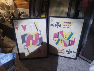 Vintage King And Queen Paintings