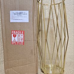 Modern Decorations Glass Flower Vase- New