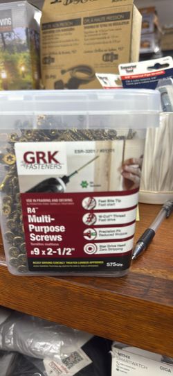 Grk Fasteners Tornillo R4 Pro-Pak 9 X 2In1/2