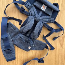 ERGOBABY OMNI 360 COOL AIR BLUE TWEED 