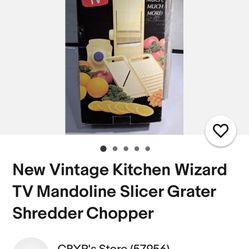 Kitchen Wizard Slicer/Dicer