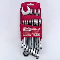 Hyper Tough 12 Piece Reversible Ratcheting Wrench Set- NEW- Metric