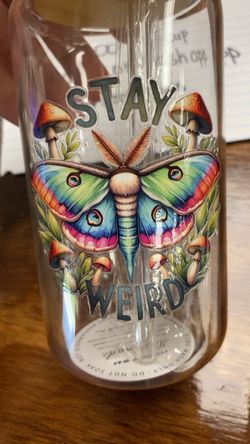 Glass Can Cup